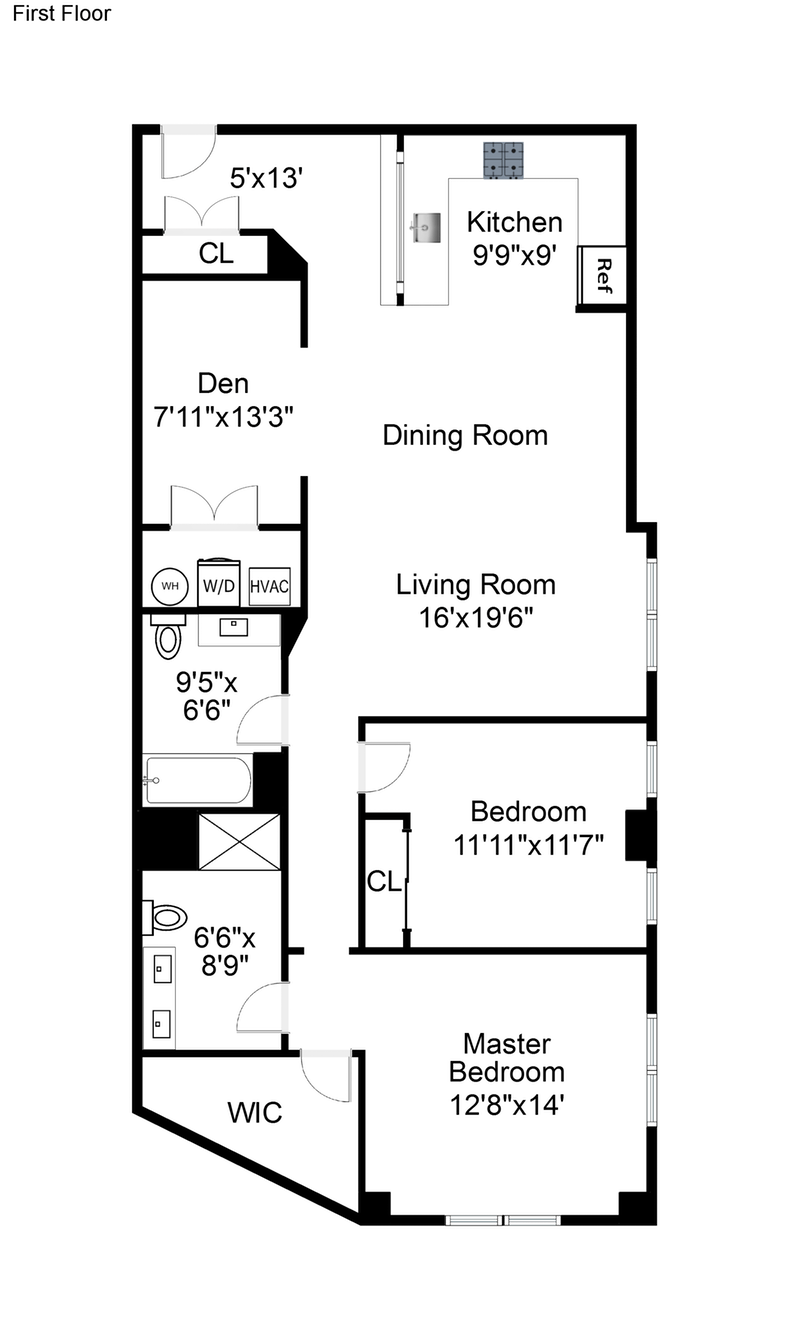 48 South Park Street, Montclair, New Jersey, 07042, $489,000, Sold Property, Halstead Real Estate, Floorplan 48 South Park Street, Montclair, New Jersey, 07042, $489,000, Sold Property, Halstead Real Estate, Floorplan