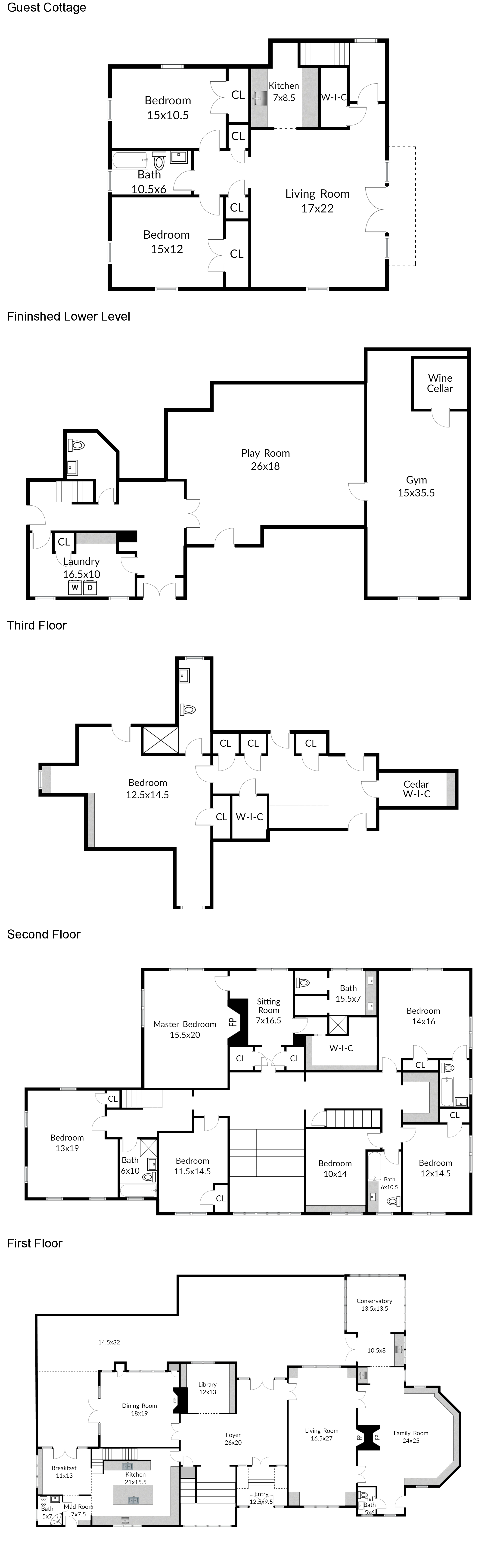 16 East Trail, Darien, Connecticut, 06820, $6,495,000, Property For Sale, Halstead Real Estate, Floorplan 16 East Trail, Darien, Connecticut, 06820, $6,495,000, Property For Sale, Halstead Real Estate, Floorplan
