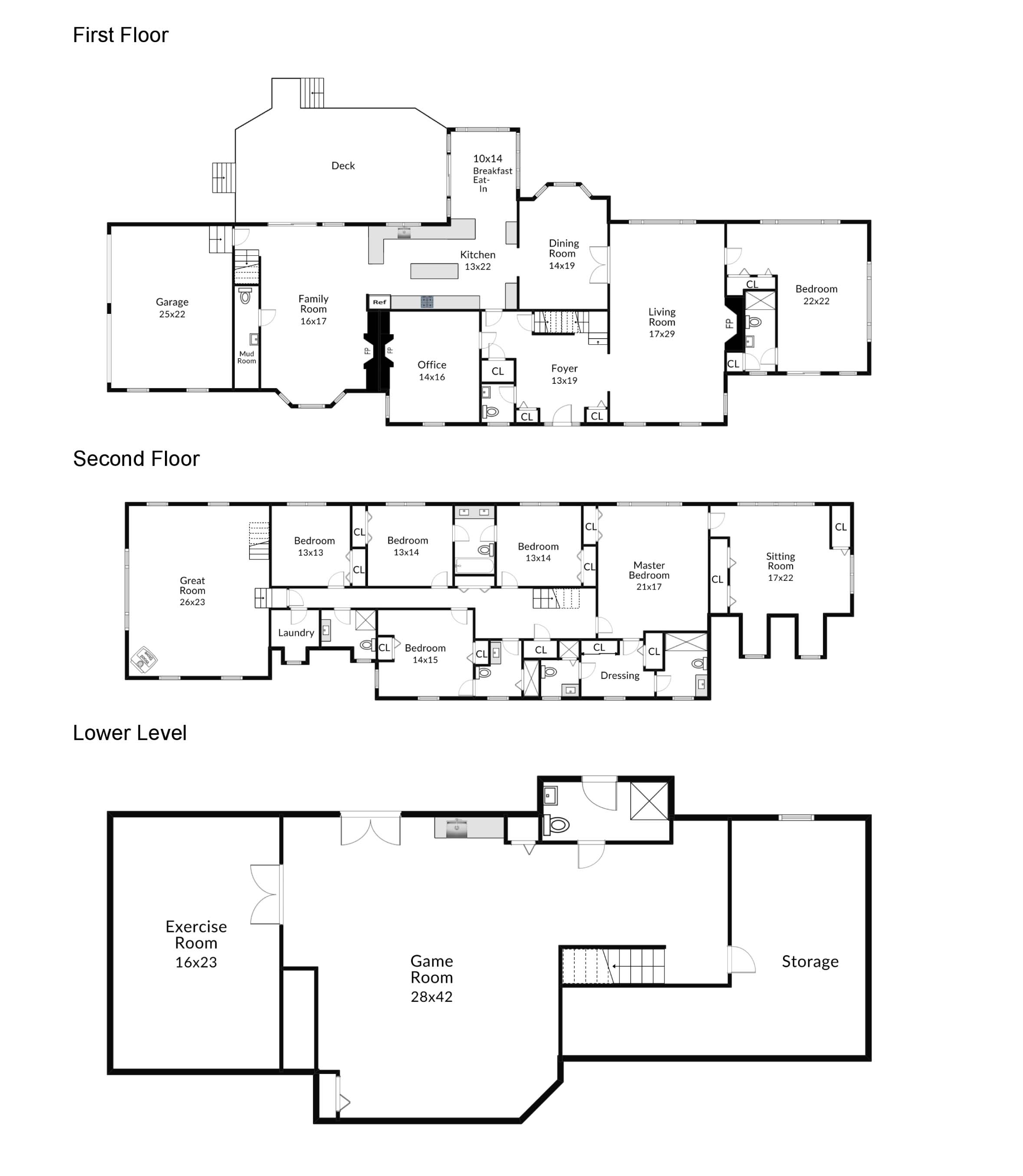 187 Leroy Avenue, Darien, Connecticut, 06820, $2,695,000, Property For Sale, Halstead Real Estate, Floorplan 187 Leroy Avenue, Darien, Connecticut, 06820, $2,695,000, Property For Sale, Halstead Real Estate, Floorplan