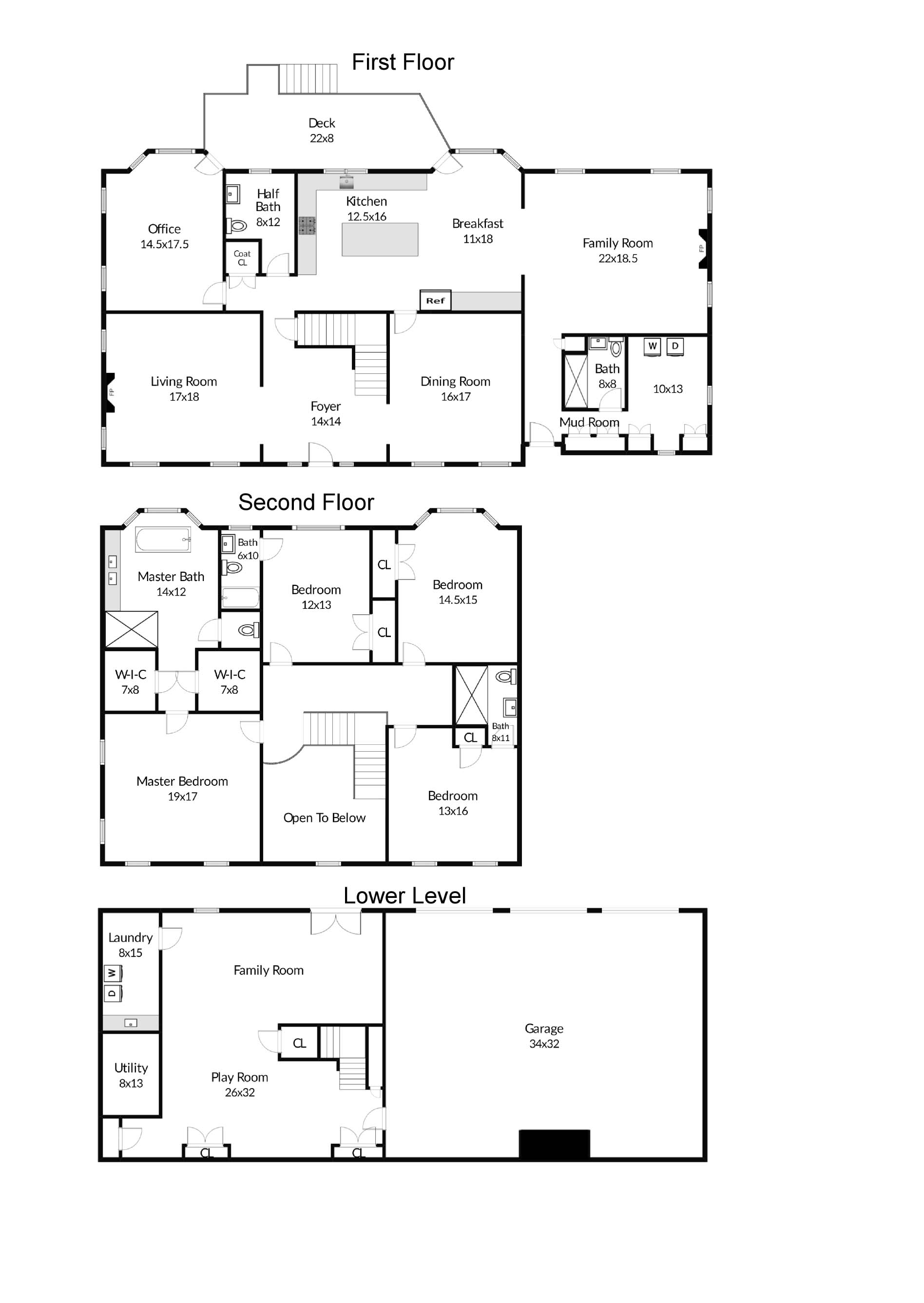 44 Shields Road, Darien, Connecticut, 06820, $2,649,000, Property For Sale, Halstead Real Estate, Floorplan 44 Shields Road, Darien, Connecticut, 06820, $2,649,000, Property For Sale, Halstead Real Estate, Floorplan