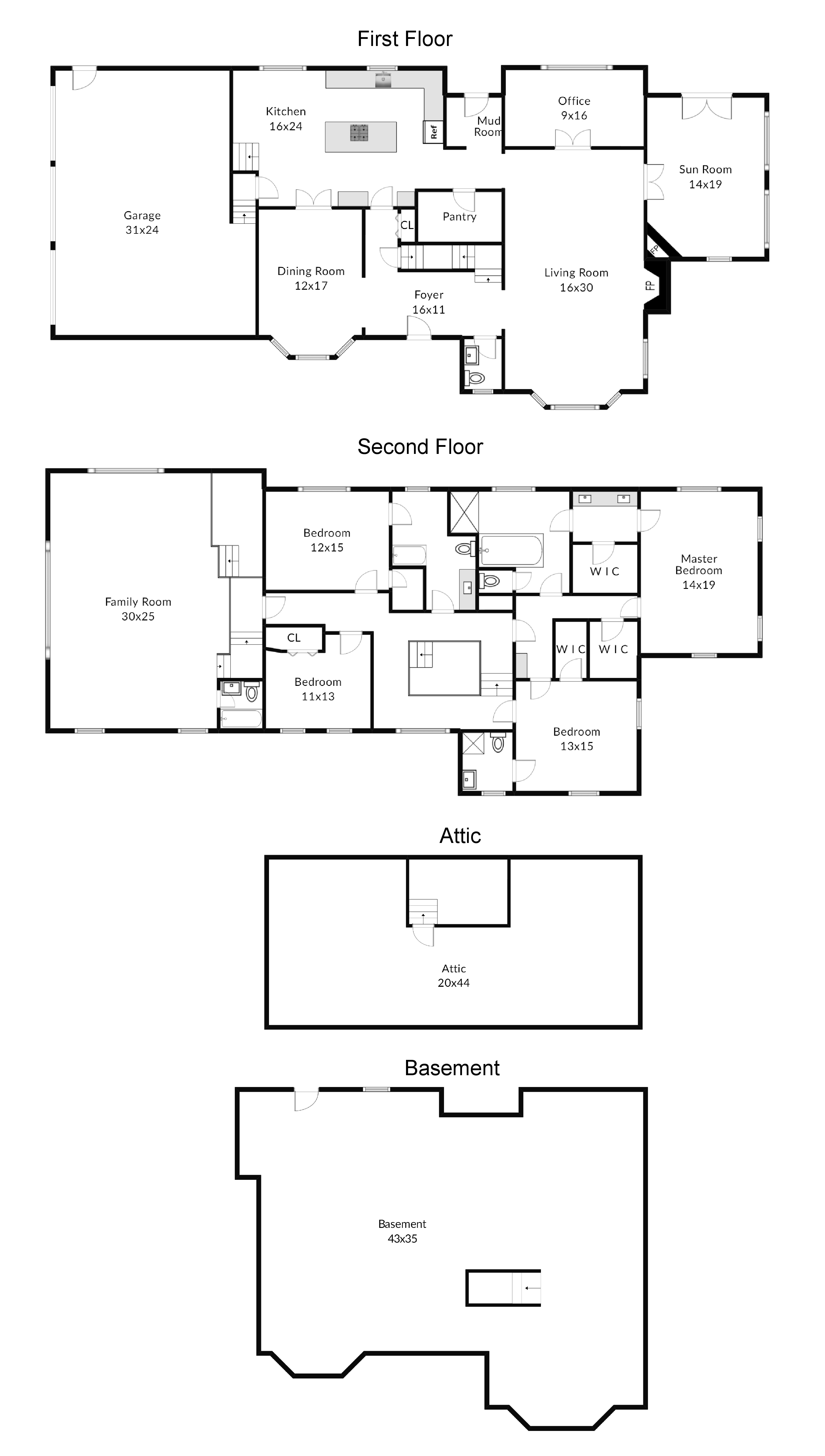 244 Hollow Tree Ridge Road, Darien, Connecticut, 06820, $1,795,000, Property For Sale, Halstead Real Estate, Floorplan 244 Hollow Tree Ridge Road, Darien, Connecticut, 06820, $1,795,000, Property For Sale, Halstead Real Estate, Floorplan