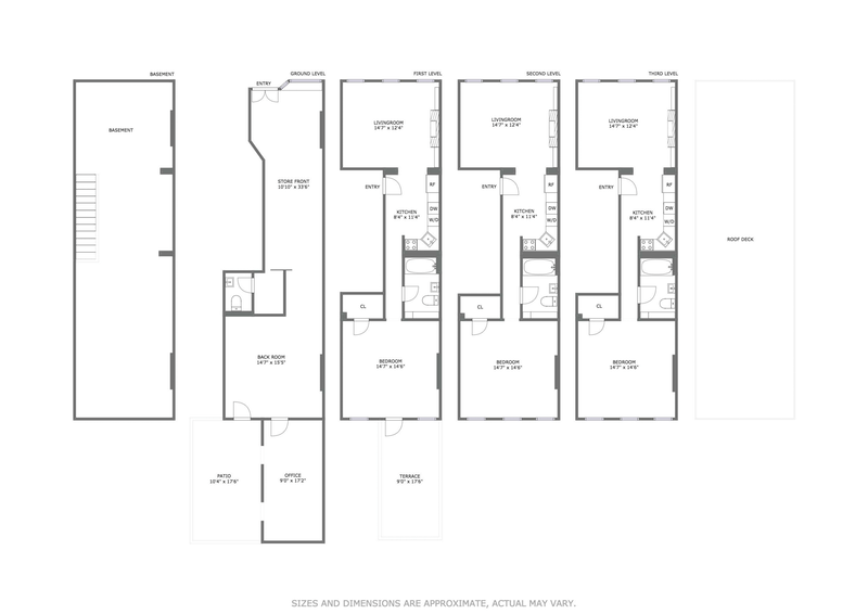 21 Downing Street, West Village, NYC, 10014, $7,100,000, Property For Sale, Halstead Real Estate, Floorplan 21 Downing Street, West Village, NYC, 10014, $7,100,000, Property For Sale, Halstead Real Estate, Floorplan