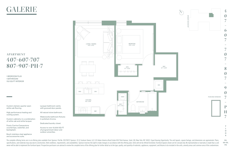 2218 Jackson Avenue 407, Long Island City, Queens, NY, 11101, $845,000, Property For Sale, Halstead Real Estate, Floorplan 2218 Jackson Avenue 407, Long Island City, Queens, NY, 11101, $845,000, Property For Sale, Halstead Real Estate, Floorplan