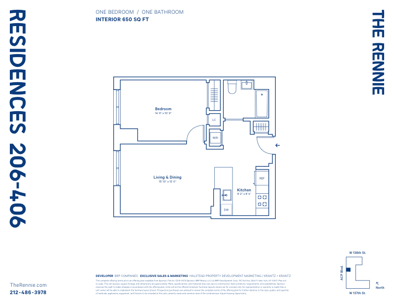 2351 Adam Clayton Powell 206, Upper Manhattan, NYC, 10030, $705,000, Property For Sale, Halstead Real Estate, Floorplan 2351 Adam Clayton Powell 206, Upper Manhattan, NYC, 10030, $705,000, Property For Sale, Halstead Real Estate, Floorplan