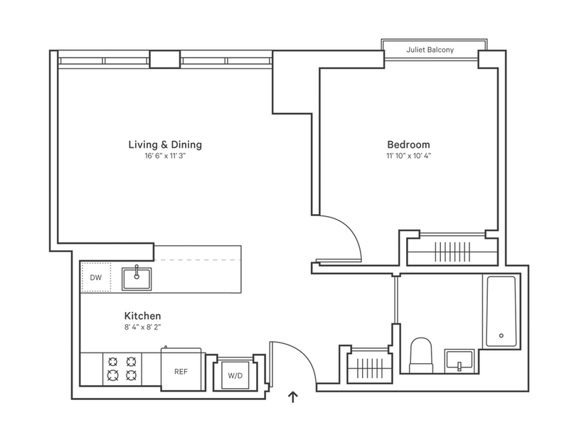 2351 Adam Clayton Powell 502, Upper Manhattan, NYC, 10030, $765,000, Property For Sale, Halstead Real Estate, Floorplan 2351 Adam Clayton Powell 502, Upper Manhattan, NYC, 10030, $765,000, Property For Sale, Halstead Real Estate, Floorplan