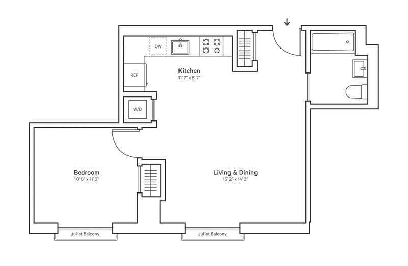 2351 Adam Clayton Powell 510, Upper Manhattan, NYC, 10030, $679,000, Property For Sale, Halstead Real Estate, Floorplan 2351 Adam Clayton Powell 510, Upper Manhattan, NYC, 10030, $679,000, Property For Sale, Halstead Real Estate, Floorplan
