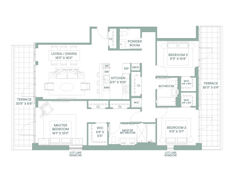 2218 Jackson Avenue 1012, Long Island City, Queens, NY, 11101, $2,300,000, Property For Sale, Halstead Real Estate, Floorplan 2218 Jackson Avenue 1012, Long Island City, Queens, NY, 11101, $2,300,000, Property For Sale, Halstead Real Estate, Floorplan