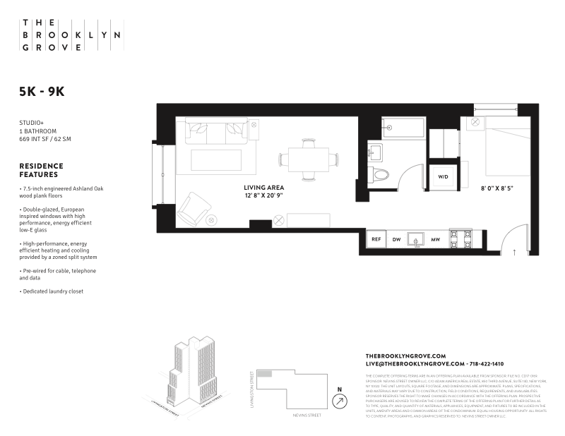 10 Nevins Street 6k, Downtown Brooklyn, Brooklyn, NY, 11217, $790,000, Property For Sale, Halstead Real Estate, Floorplan 10 Nevins Street 6k, Downtown Brooklyn, Brooklyn, NY, 11217, $790,000, Property For Sale, Halstead Real Estate, Floorplan