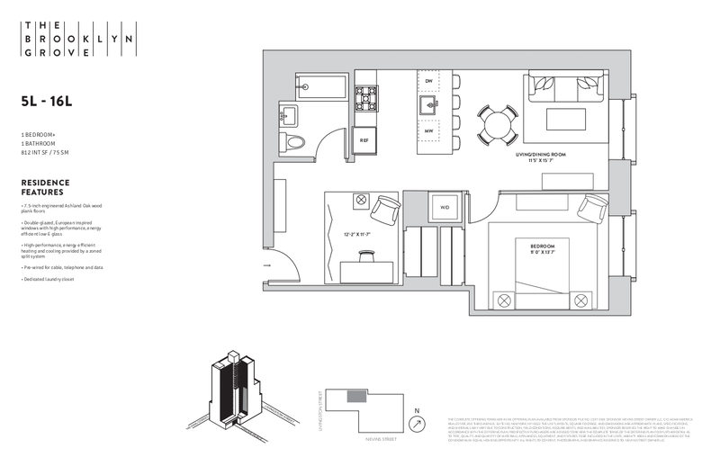 10 Nevins Street 16l, Downtown Brooklyn, Brooklyn, NY, 11217, $925,000, Property For Sale, Halstead Real Estate, Floorplan 10 Nevins Street 16l, Downtown Brooklyn, Brooklyn, NY, 11217, $925,000, Property For Sale, Halstead Real Estate, Floorplan