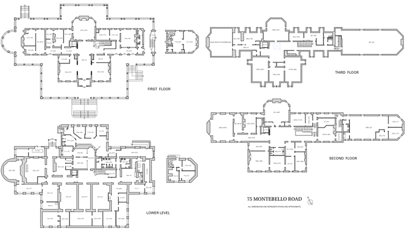75 Montebello Road, Ramapo, New York, 10901, $12,000,000, Property For Sale, Halstead Real Estate, Floorplan 75 Montebello Road, Ramapo, New York, 10901, $12,000,000, Property For Sale, Halstead Real Estate, Floorplan