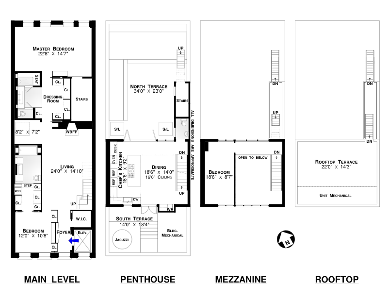 Penthouse Oasis, Tribeca, NYC, 10007, $5,400,000, Property For Sale, Halstead Real Estate, Floorplan Penthouse Oasis, Tribeca, NYC, 10007, $5,400,000, Property For Sale, Halstead Real Estate, Floorplan