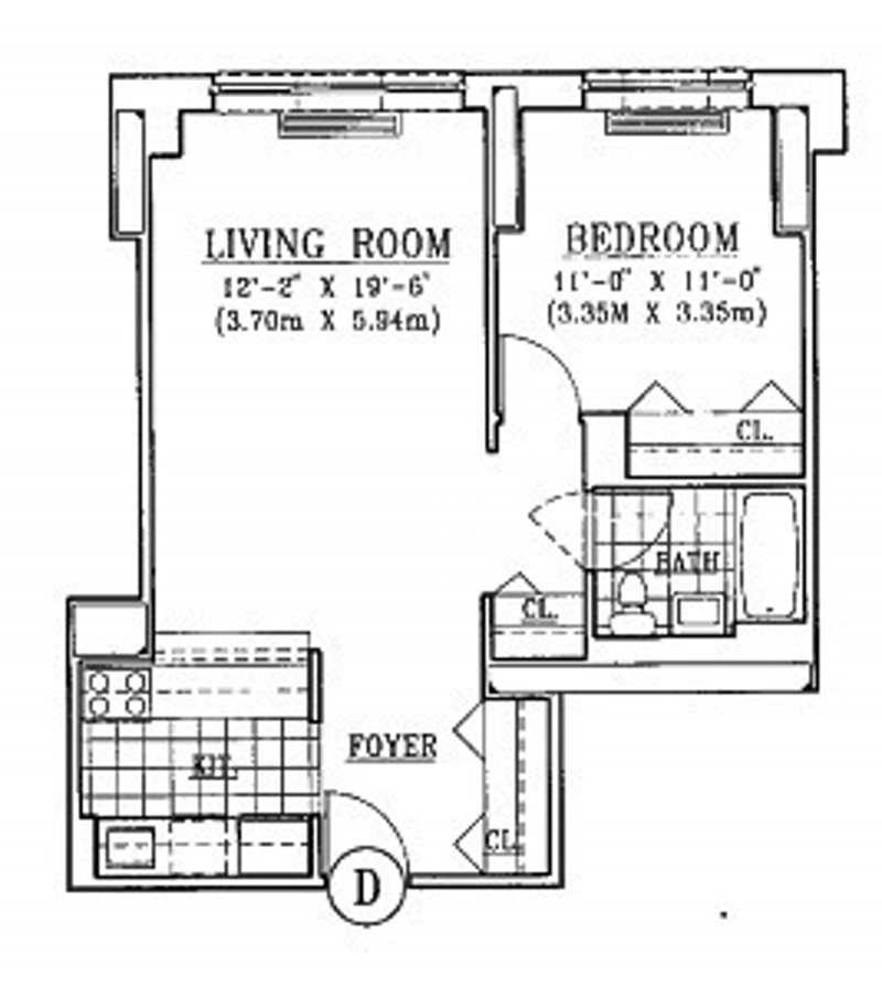 4 -74 48th Ave 11d, Long Island City, Queens, NY, 11109, $449,000, Property For Sale, Halstead Real Estate, Floorplan 4 -74 48th Ave 11d, Long Island City, Queens, NY, 11109, $449,000, Property For Sale, Halstead Real Estate, Floorplan