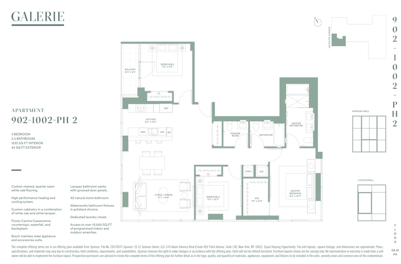 2218 Jackson Avenue Ph2, Long Island City, Queens, NY, 11101, $2,595,000, Property For Sale, Halstead Real Estate, Floorplan 2218 Jackson Avenue Ph2, Long Island City, Queens, NY, 11101, $2,595,000, Property For Sale, Halstead Real Estate, Floorplan