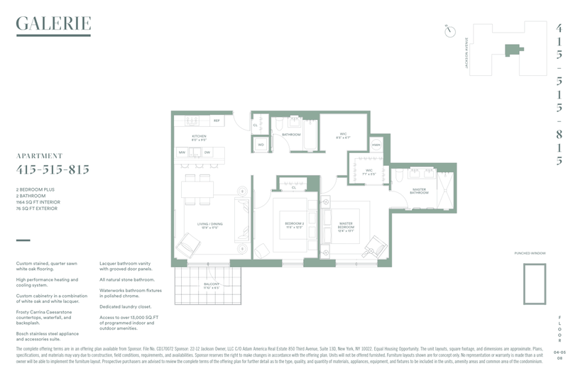 2218 Jackson Avenue 415, Long Island City, Queens, NY, 11101, $1,450,000, Property For Sale, Halstead Real Estate, Floorplan 2218 Jackson Avenue 415, Long Island City, Queens, NY, 11101, $1,450,000, Property For Sale, Halstead Real Estate, Floorplan