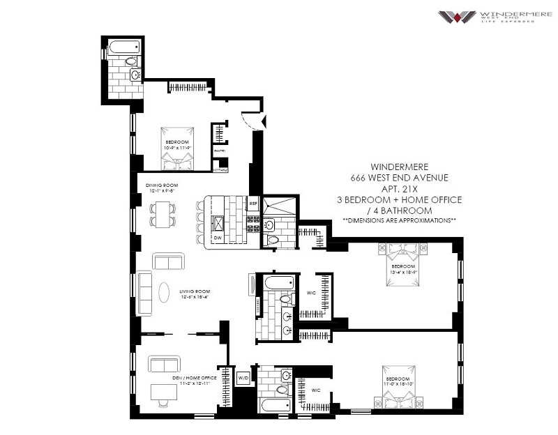 West End Avenue, Upper West Side, NYC, 10025, $12,844, Property For Rent, Halstead Real Estate, Floorplan West End Avenue, Upper West Side, NYC, 10025, $12,844, Property For Rent, Halstead Real Estate, Floorplan