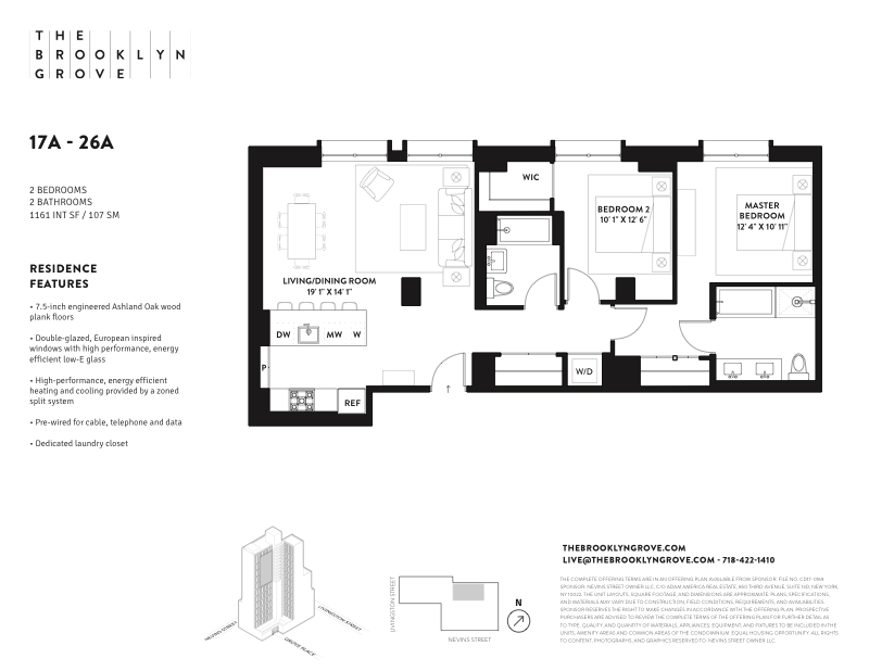 10 Nevins Street 19a, Downtown Brooklyn, Brooklyn, NY, 11217, $1,295,000, Property For Sale, Halstead Real Estate, Floorplan 10 Nevins Street 19a, Downtown Brooklyn, Brooklyn, NY, 11217, $1,295,000, Property For Sale, Halstead Real Estate, Floorplan