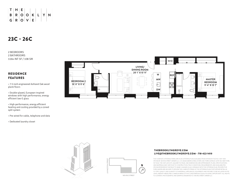 10 Nevins Street 26c, Downtown Brooklyn, Brooklyn, NY, 11217, $1,750,000, Property For Sale, Halstead Real Estate, Floorplan 10 Nevins Street 26c, Downtown Brooklyn, Brooklyn, NY, 11217, $1,750,000, Property For Sale, Halstead Real Estate, Floorplan