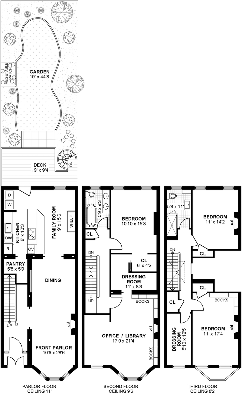 696 10th Street, Park Slope, Brooklyn, NY, 11215, $11,000, Property For Rent, Halstead Real Estate, Floorplan 696 10th Street, Park Slope, Brooklyn, NY, 11215, $11,000, Property For Rent, Halstead Real Estate, Floorplan