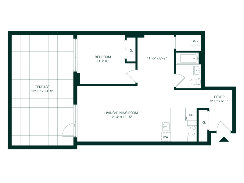 264 Webster Avenue 104, Kensington, Brooklyn, NY, 11230, $635,000, Property For Sale, Halstead Real Estate, Floorplan 264 Webster Avenue 104, Kensington, Brooklyn, NY, 11230, $635,000, Property For Sale, Halstead Real Estate, Floorplan