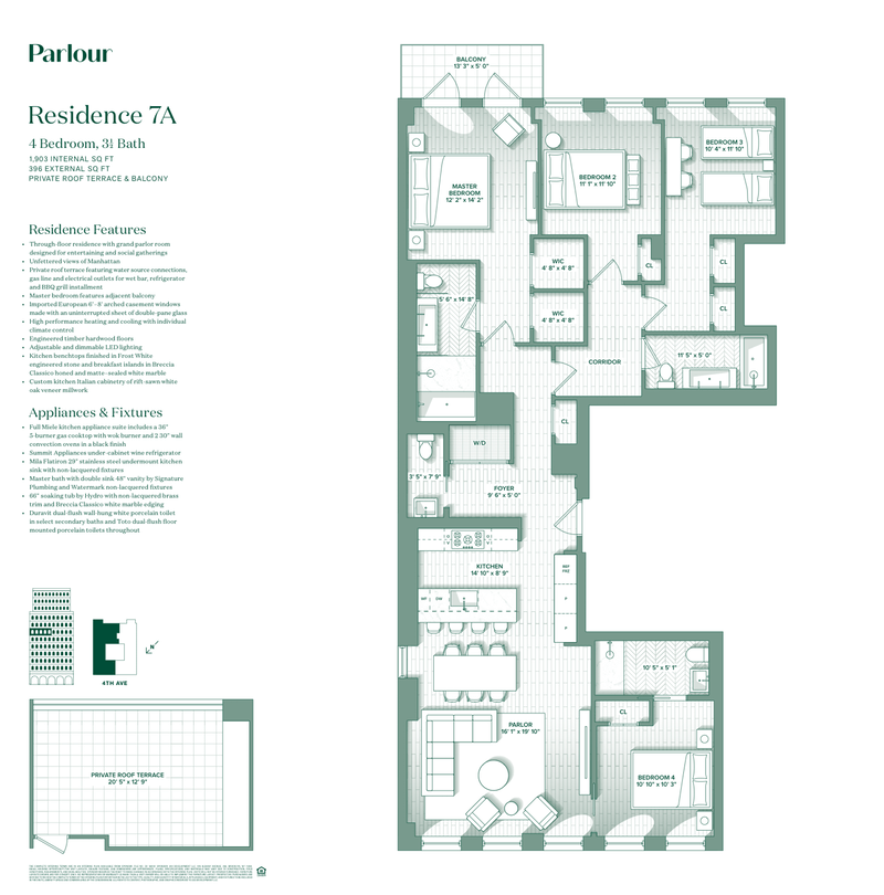 243 Fourth Avenue 7a, Park Slope, Brooklyn, NY, 11215, $2,950,000, Property For Sale, Halstead Real Estate, Floorplan 243 Fourth Avenue 7a, Park Slope, Brooklyn, NY, 11215, $2,950,000, Property For Sale, Halstead Real Estate, Floorplan