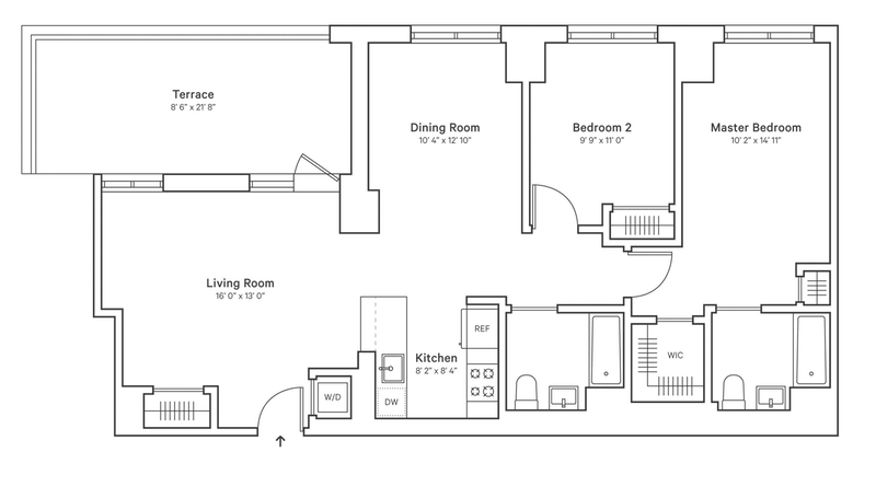 2351 Adam Clayton Powell Ph6, Upper Manhattan, NYC, 10030, $1,498,000, Property For Sale, Halstead Real Estate, Floorplan 2351 Adam Clayton Powell Ph6, Upper Manhattan, NYC, 10030, $1,498,000, Property For Sale, Halstead Real Estate, Floorplan