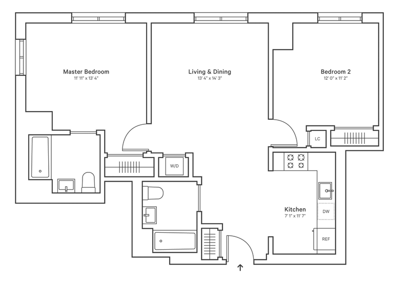 2351 Adam Clayton Powell Ph19, Upper Manhattan, NYC, 10030, $1,160,000, Property For Sale, Halstead Real Estate, Floorplan 2351 Adam Clayton Powell Ph19, Upper Manhattan, NYC, 10030, $1,160,000, Property For Sale, Halstead Real Estate, Floorplan