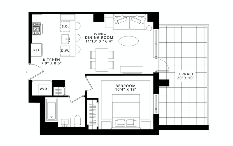 185 18th Street 101, Greenwood, Brooklyn, NY, 11215, $695,000, Property For Sale, Halstead Real Estate, Floorplan 185 18th Street 101, Greenwood, Brooklyn, NY, 11215, $695,000, Property For Sale, Halstead Real Estate, Floorplan