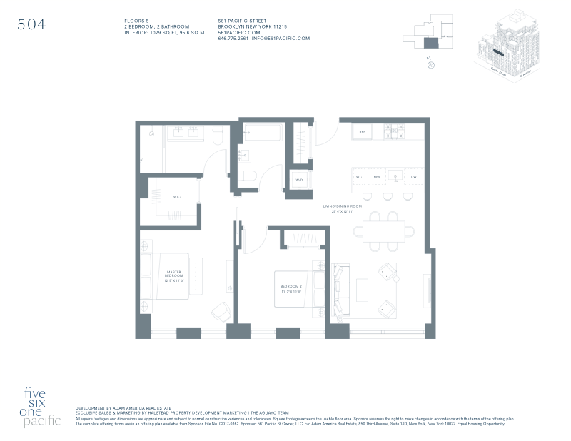 561 Pacific Street 504, Boerum Hill, Brooklyn, NY, 11217, $1,425,000, Property For Sale, Halstead Real Estate, Floorplan 561 Pacific Street 504, Boerum Hill, Brooklyn, NY, 11217, $1,425,000, Property For Sale, Halstead Real Estate, Floorplan