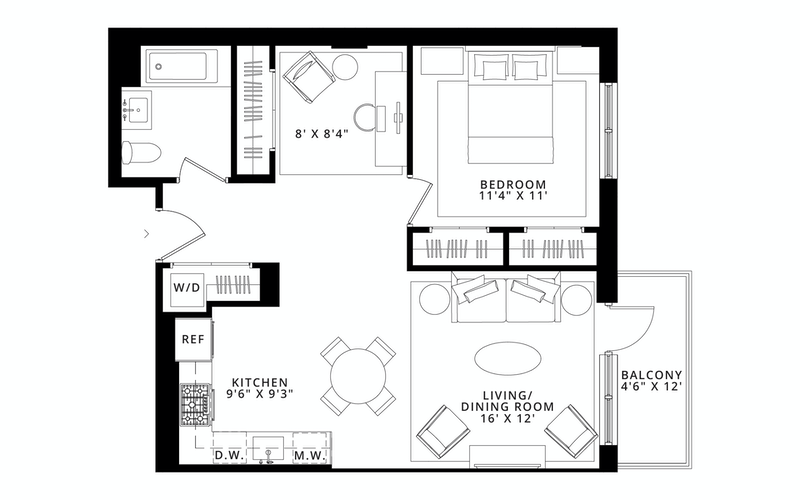 185 18th Street 402, Greenwood, Brooklyn, NY, 11215, $880,000, Property For Sale, Halstead Real Estate, Floorplan 185 18th Street 402, Greenwood, Brooklyn, NY, 11215, $880,000, Property For Sale, Halstead Real Estate, Floorplan