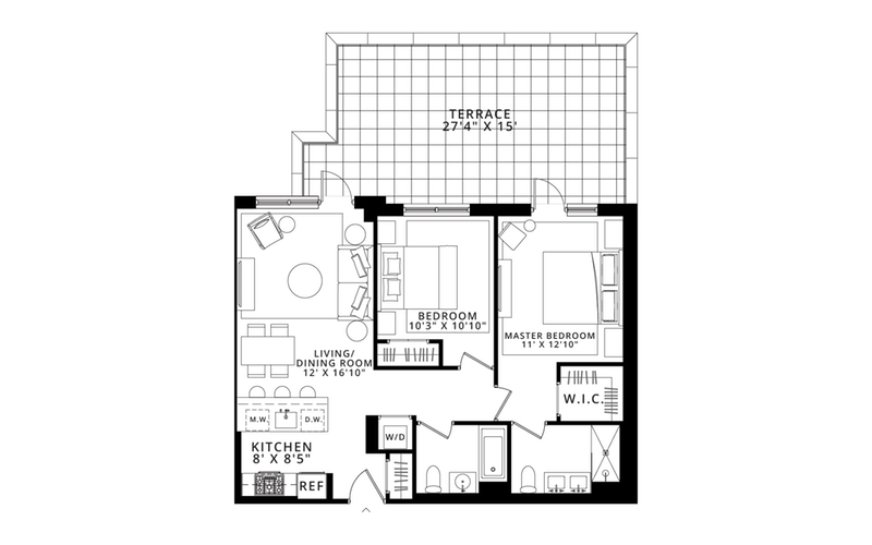 185 18th Street 214, Greenwood, Brooklyn, NY, 11215, $1,215,000, Property For Sale, Halstead Real Estate, Floorplan 185 18th Street 214, Greenwood, Brooklyn, NY, 11215, $1,215,000, Property For Sale, Halstead Real Estate, Floorplan