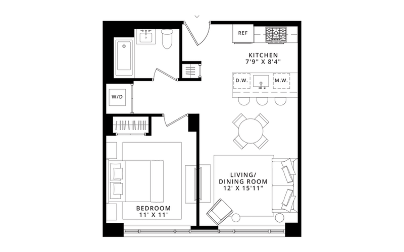 185 18th Street 208, Greenwood, Brooklyn, NY, 11215, $645,000, Property For Sale, Halstead Real Estate, Floorplan 185 18th Street 208, Greenwood, Brooklyn, NY, 11215, $645,000, Property For Sale, Halstead Real Estate, Floorplan