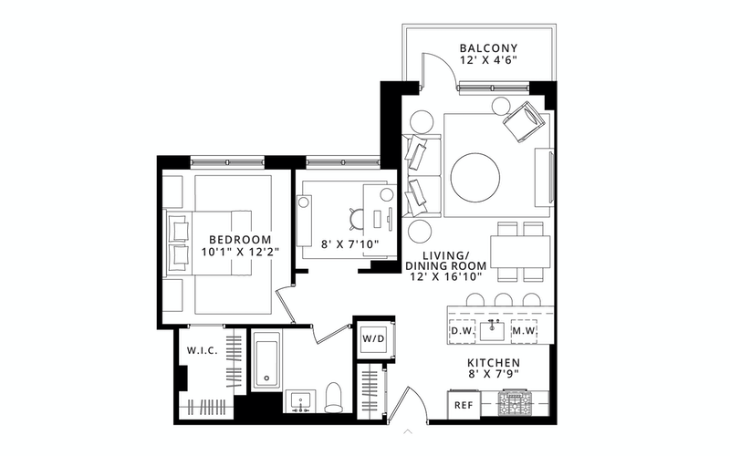185 18th Street 315, Greenwood, Brooklyn, NY, 11215, $795,000, Property For Sale, Halstead Real Estate, Floorplan 185 18th Street 315, Greenwood, Brooklyn, NY, 11215, $795,000, Property For Sale, Halstead Real Estate, Floorplan