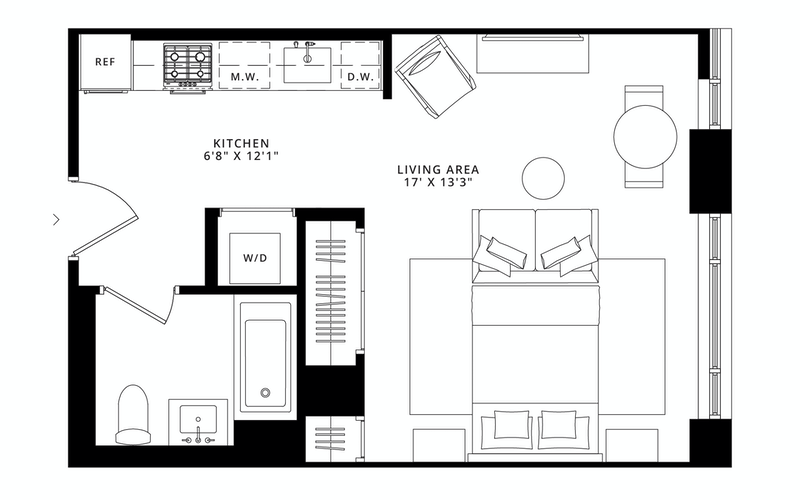 185 18th Street 310, Greenwood, Brooklyn, NY, 11215, $499,000, Property For Sale, Halstead Real Estate, Floorplan 185 18th Street 310, Greenwood, Brooklyn, NY, 11215, $499,000, Property For Sale, Halstead Real Estate, Floorplan