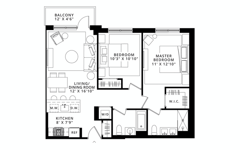 185 18th Street 414, Greenwood, Brooklyn, NY, 11215, $1,095,000, Property For Sale, Halstead Real Estate, Floorplan 185 18th Street 414, Greenwood, Brooklyn, NY, 11215, $1,095,000, Property For Sale, Halstead Real Estate, Floorplan