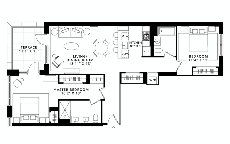 185 18th Street Ph902, Greenwood, Brooklyn, NY, 11215, $1,525,000, Property For Sale, Halstead Real Estate, Floorplan 185 18th Street Ph902, Greenwood, Brooklyn, NY, 11215, $1,525,000, Property For Sale, Halstead Real Estate, Floorplan
