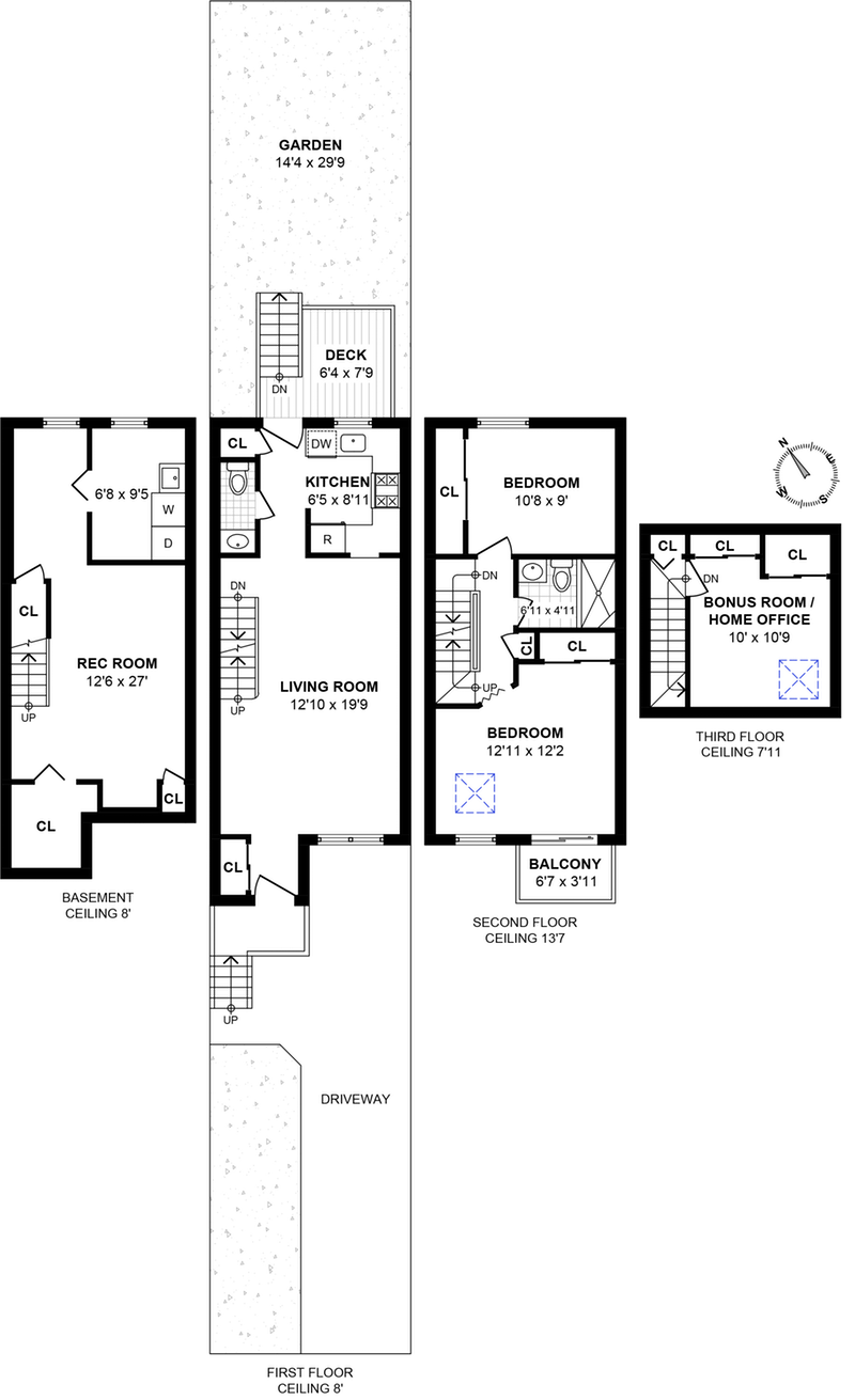 429 Raritan Avenue, Dongan Hills, Staten Island, New York, 10305, $483,000, Property For Sale, Halstead Real Estate, Floorplan 429 Raritan Avenue, Dongan Hills, Staten Island, New York, 10305, $483,000, Property For Sale, Halstead Real Estate, Floorplan