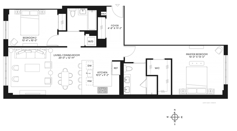 10 Lenox Avenue 4e, Upper Manhattan, NYC, 10026, $1,600,000, Property For Sale, Halstead Real Estate, Floorplan 10 Lenox Avenue 4e, Upper Manhattan, NYC, 10026, $1,600,000, Property For Sale, Halstead Real Estate, Floorplan