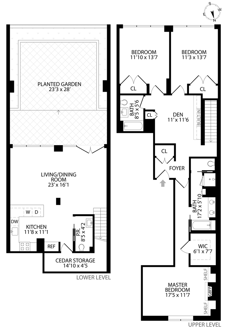 238 West 108th Street Garden, Upper West Side, NYC, 10025, $2,750,000, Property For Sale, Halstead Real Estate, Floorplan 238 West 108th Street Garden, Upper West Side, NYC, 10025, $2,750,000, Property For Sale, Halstead Real Estate, Floorplan