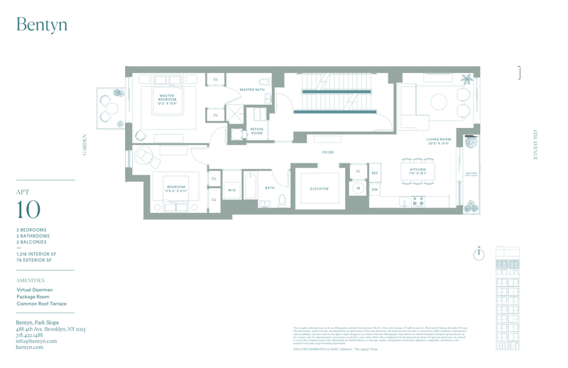 488 Fourth Avenue 10, Park Slope, Brooklyn, NY, 11215, $1,325,000, Property For Sale, Halstead Real Estate, Floorplan 488 Fourth Avenue 10, Park Slope, Brooklyn, NY, 11215, $1,325,000, Property For Sale, Halstead Real Estate, Floorplan