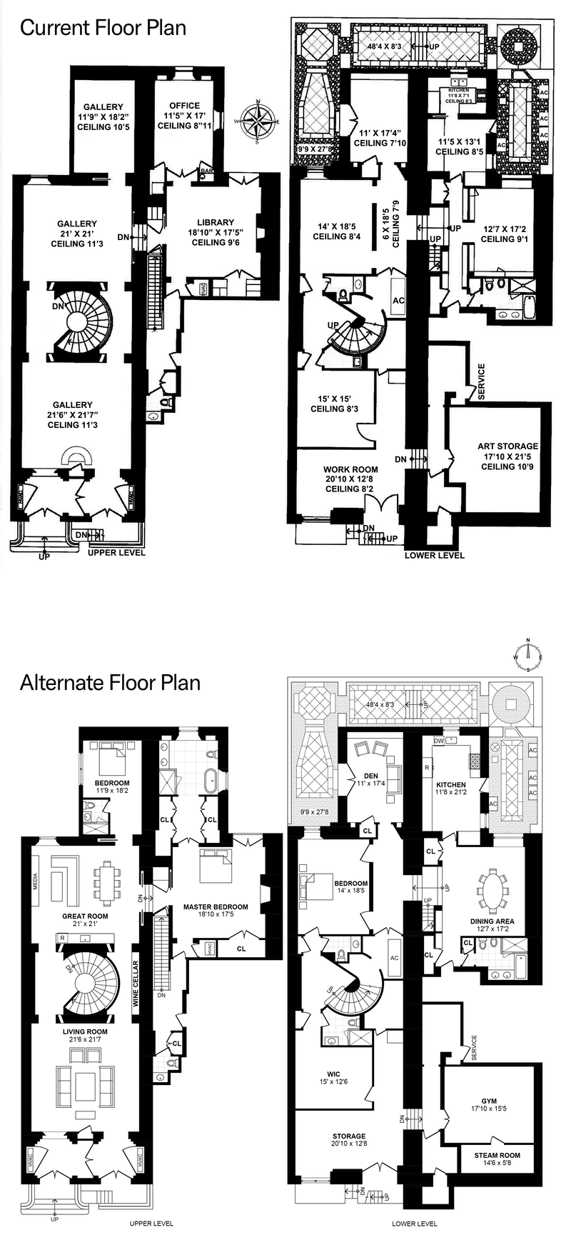 11 East 70th Street Gallery/1A, Upper East Side, NYC, 10021, $10,950,000, Property For Sale, Halstead Real Estate, Floorplan 11 East 70th Street Gallery/1A, Upper East Side, NYC, 10021, $10,950,000, Property For Sale, Halstead Real Estate, Floorplan
