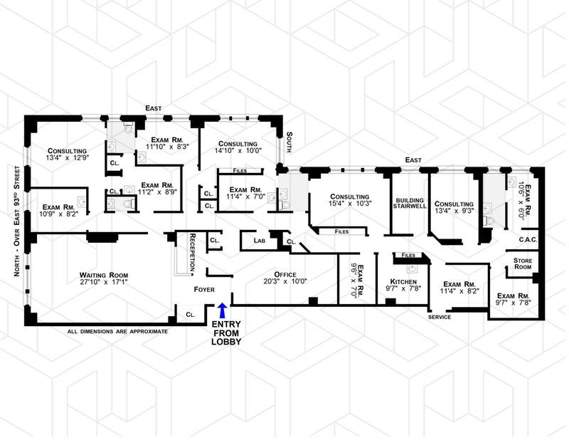 1175 Park Avenue Medical, Upper East Side, NYC, 10128, $2,995,000, Property For Sale, Halstead Real Estate, Floorplan 1175 Park Avenue Medical, Upper East Side, NYC, 10128, $2,995,000, Property For Sale, Halstead Real Estate, Floorplan