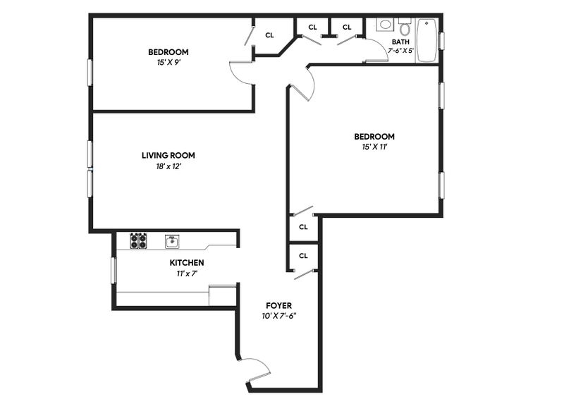 5614 Netherland Avenue 2a, Riverdale, New York, 10471, $240,000, Property For Sale, Halstead Real Estate, Floorplan 5614 Netherland Avenue 2a, Riverdale, New York, 10471, $240,000, Property For Sale, Halstead Real Estate, Floorplan