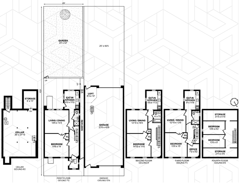 8th Street, Gowanus, Brooklyn, NY, 11215, $3,900,000, Property For Sale, Halstead Real Estate, Floorplan 8th Street, Gowanus, Brooklyn, NY, 11215, $3,900,000, Property For Sale, Halstead Real Estate, Floorplan