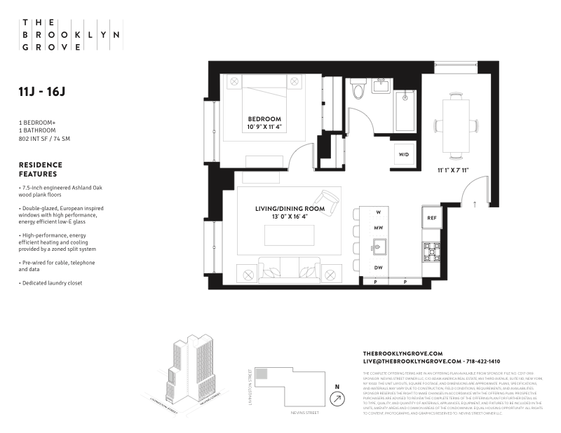 10 Nevins Street 12j, Downtown Brooklyn, Brooklyn, NY, 11217, $1,125,000, Property For Sale, Halstead Real Estate, Floorplan 10 Nevins Street 12j, Downtown Brooklyn, Brooklyn, NY, 11217, $1,125,000, Property For Sale, Halstead Real Estate, Floorplan