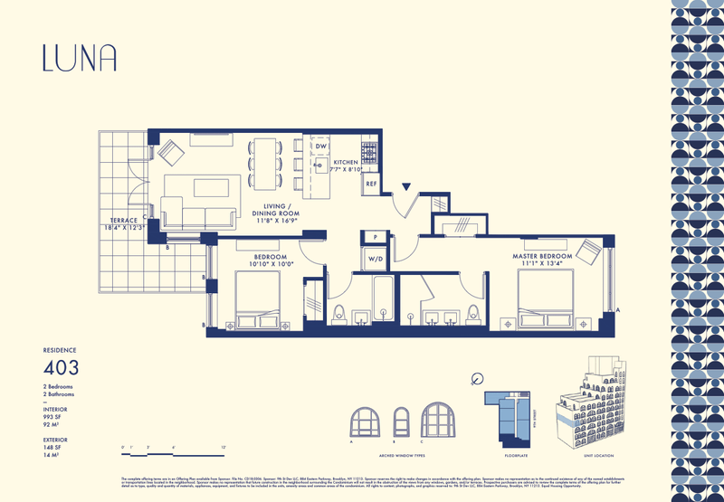 229 9th Street 403, Gowanus, Brooklyn, NY, 11215, $1,250,000, Property For Sale, Halstead Real Estate, Floorplan 229 9th Street 403, Gowanus, Brooklyn, NY, 11215, $1,250,000, Property For Sale, Halstead Real Estate, Floorplan