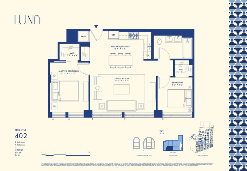 229 9th Street 402, Gowanus, Brooklyn, NY, 11215, $1,015,000, Property For Sale, Halstead Real Estate, Floorplan 229 9th Street 402, Gowanus, Brooklyn, NY, 11215, $1,015,000, Property For Sale, Halstead Real Estate, Floorplan