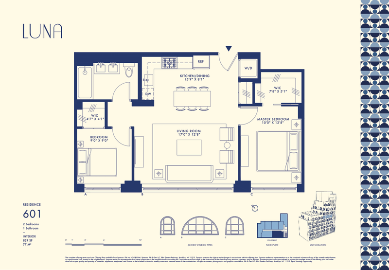 229 9th Street 601, Gowanus, Brooklyn, NY, 11215, $1,075,000, Property For Sale, Halstead Real Estate, Floorplan 229 9th Street 601, Gowanus, Brooklyn, NY, 11215, $1,075,000, Property For Sale, Halstead Real Estate, Floorplan