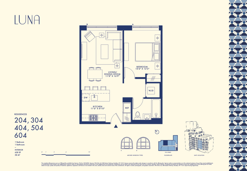229 9th Street 204, Gowanus, Brooklyn, NY, 11215, $730,000, Property For Sale, Halstead Real Estate, Floorplan 229 9th Street 204, Gowanus, Brooklyn, NY, 11215, $730,000, Property For Sale, Halstead Real Estate, Floorplan