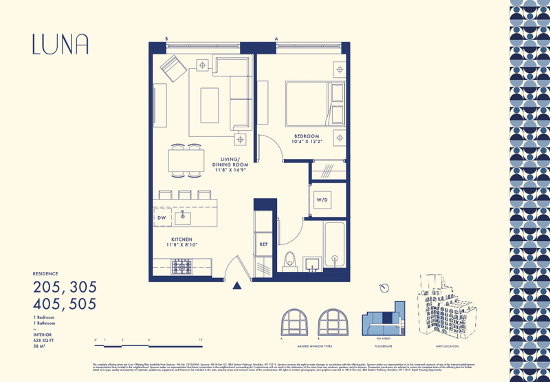 229 9th Street 305, Gowanus, Brooklyn, NY, 11215, $690,000, Property For Sale, Halstead Real Estate, Floorplan 229 9th Street 305, Gowanus, Brooklyn, NY, 11215, $690,000, Property For Sale, Halstead Real Estate, Floorplan