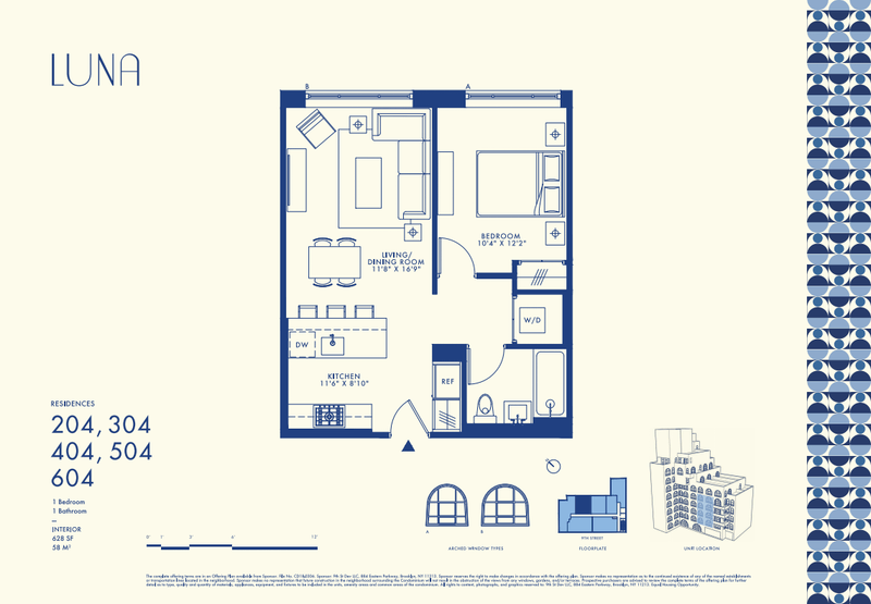 229 9th Street 404, Gowanus, Brooklyn, NY, 11215, $699,000, Property For Sale, Halstead Real Estate, Floorplan 229 9th Street 404, Gowanus, Brooklyn, NY, 11215, $699,000, Property For Sale, Halstead Real Estate, Floorplan